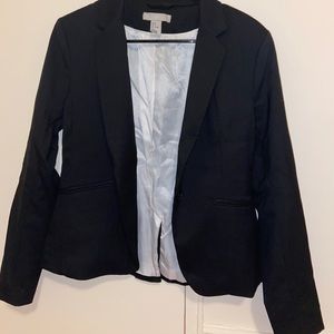 H&M Black Fitted Blazer